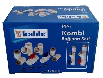 Kalde Pp 8'li Dirsekli Kombi Bağlantı Seti
