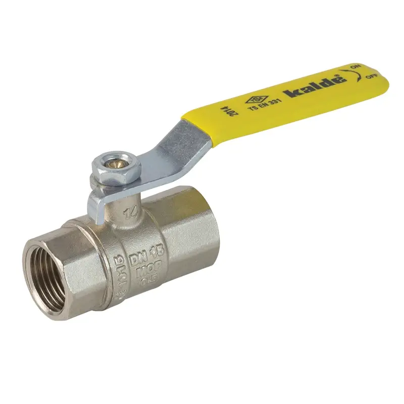Kalde 1 1/2'' Dişi Küresel Kollu Doğalgaz Vanası
